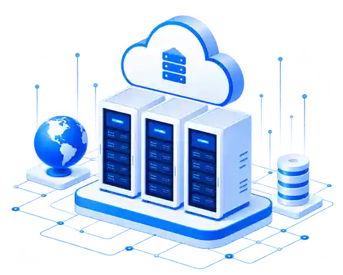 岘港IPv6国际专线与云计算基础设施示意图